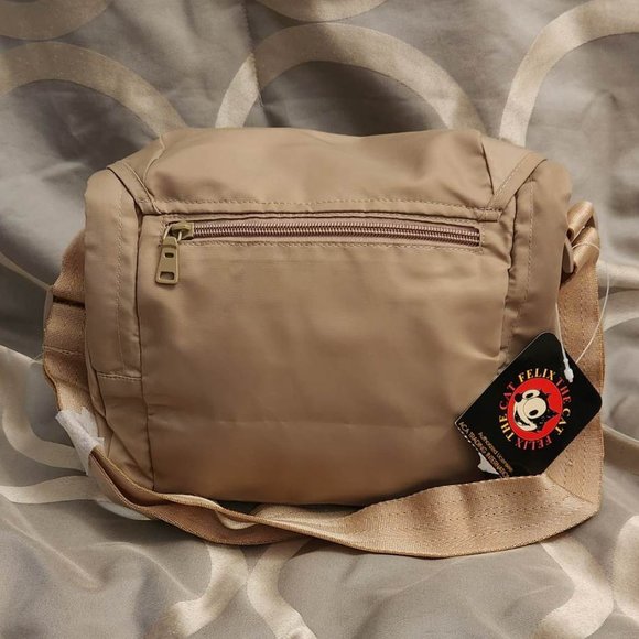 AUTHENTIC Felix The Cat Tan Messenger Bag - Picture 4 of 6